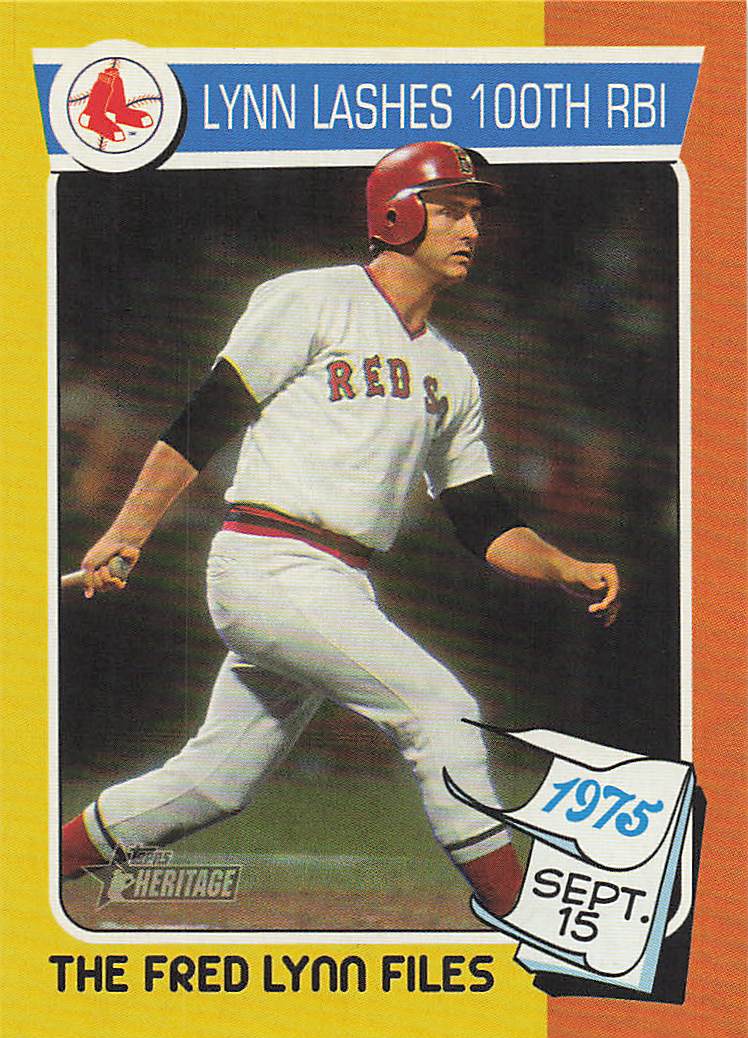 2024 Topps Heritage Baseball The Fred Lynn Files Fred Lynn #FLF-5