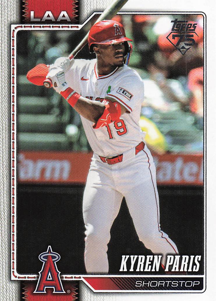 2026 Topps Baseball Kyren Paris #378