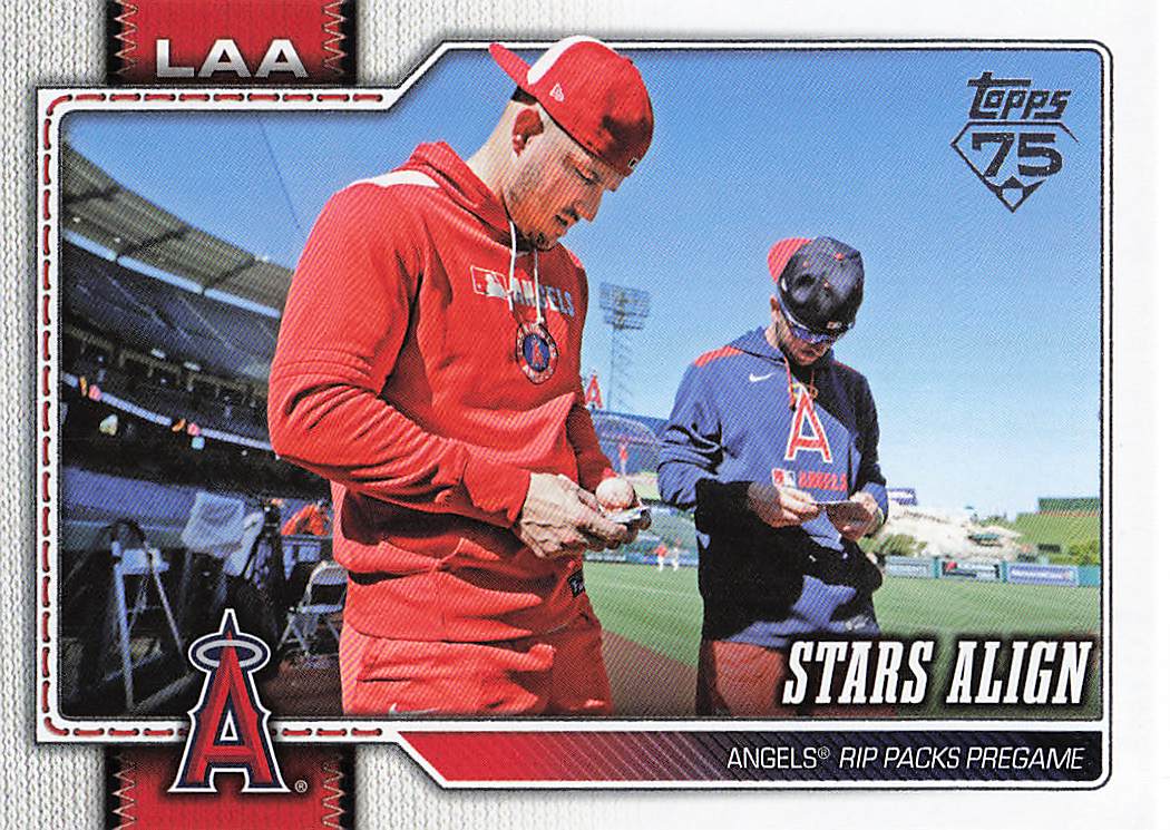 2026 Topps Baseball Stars Align (Mike Trout / Zach Neto) #517
