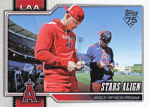 2026 Topps Baseball Stars Align (Mike Trout / Zach Neto) #517