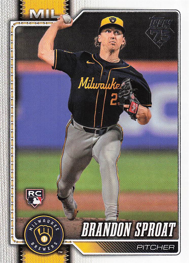 2026 Topps Baseball Brandon Sproat #534 RC