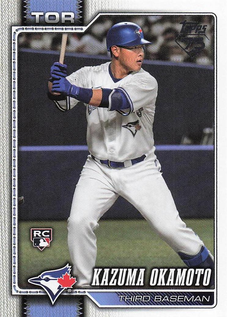 2026 Topps Baseball Kazuma Okamoto #443 RC
