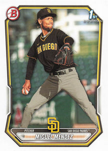2026 Bowman Baseball Prospects Miguel Mendez #BP-107
