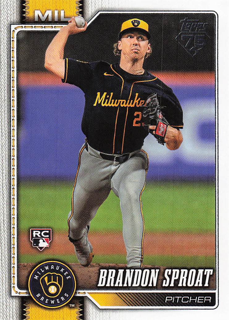 2026 Topps Baseball Brandon Sproat #534 RC
