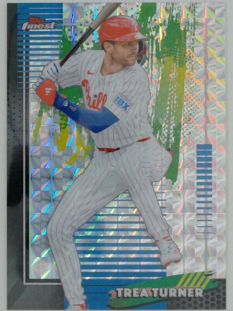 2026 Finest Baseball Geometric Refractors Trea Turner #31