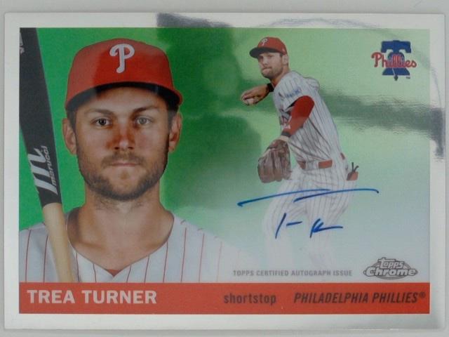 2025 Topps Chrome Platinum Chrome Platinum Autographs Trea Turner #CPA-TT