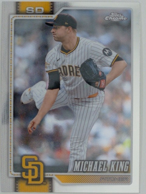 2026 Topps Chrome Baseball Michael King #172