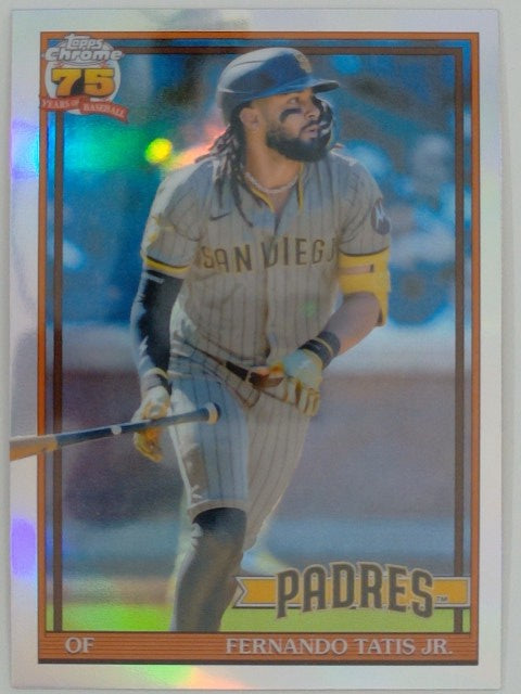 2026 Topps Chrome Baseball 1991 Topps Baseball Fernando Tatis Jr. #91CB-12