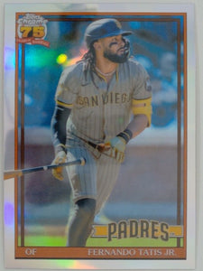 2026 Topps Chrome Baseball 1991 Topps Baseball Fernando Tatis Jr. #91CB-12