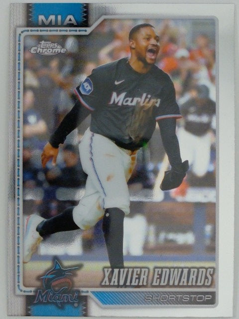 2026 Topps Chrome Baseball Xavier Edwards #204