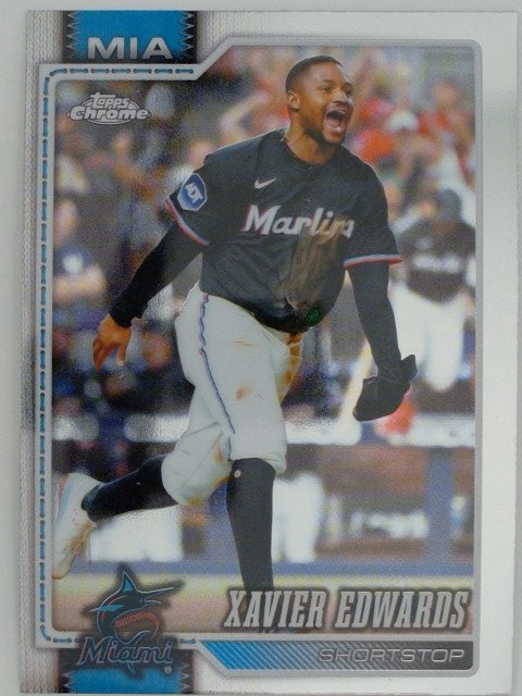 2026 Topps Chrome Baseball Xavier Edwards #204