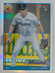 2026 Topps Chrome Baseball 1991 Topps Baseball Owen Caissie #91CB-27