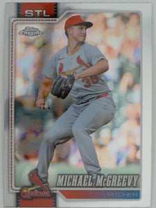 2026 Topps Chrome Baseball Michael McGreevy #90