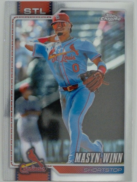 2026 Topps Chrome Baseball Masyn Winn #217