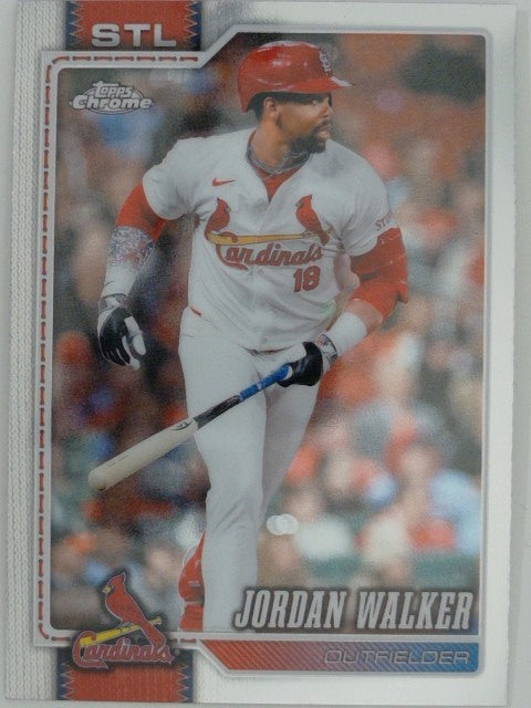 2026 Topps Chrome Baseball Jordan Walker #221