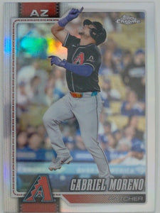 2026 Topps Chrome Baseball Refractors Gabriel Moreno #92