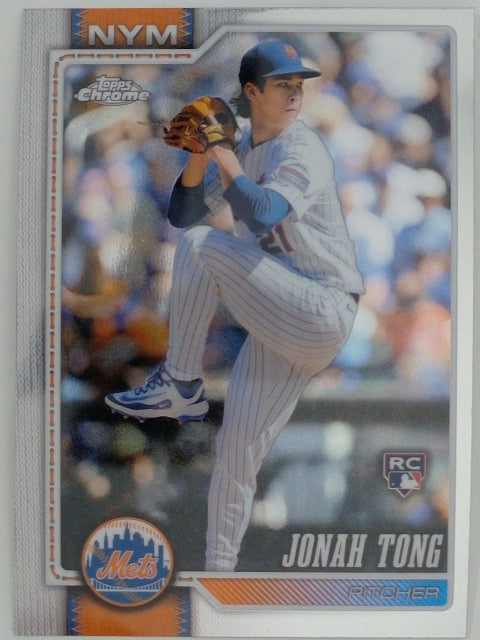 2026 Topps Chrome Baseball Jonah Tong #269 RC