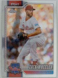 2026 Topps Chrome Baseball Zack Wheeler #290