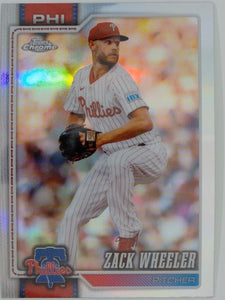 2026 Topps Chrome Baseball Refractors Zack Wheeler #290