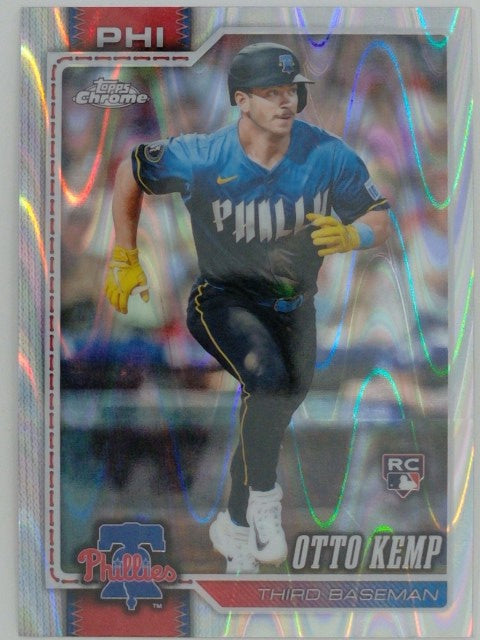 2026 Topps Chrome Baseball Raywave Refractors Otto Kemp #229 RC