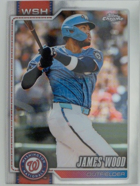 2026 Topps Chrome Baseball James Wood #128