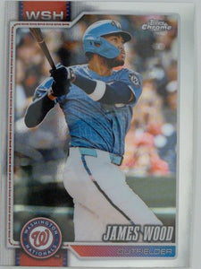 2026 Topps Chrome Baseball James Wood #128
