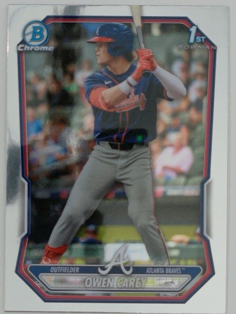 2026 Bowman Baseball Chrome Prospects Owen Carey #BCP-69