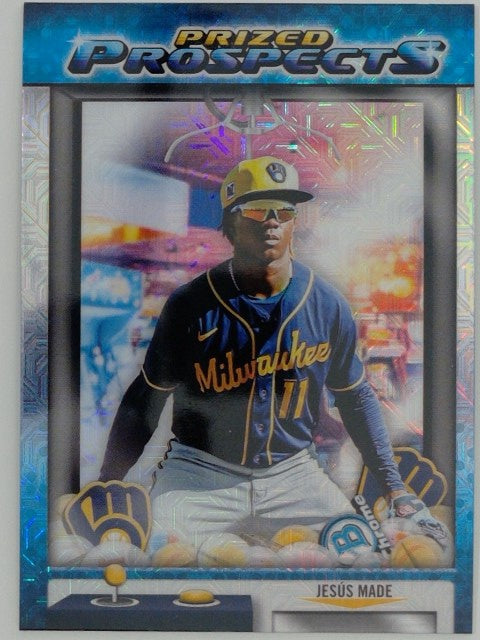 2025 Bowman Draft Baseball Prized Prospects Mojo Refractor Jesús Made #PP-16