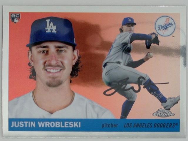 2025 Topps Chrome Platinum Baseball Justin Wrobleski #393 RC