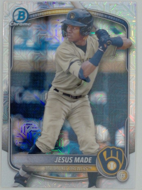 2025 Bowman Chrome Baseball Prospects Mojo Jesus Made #BCP-245
