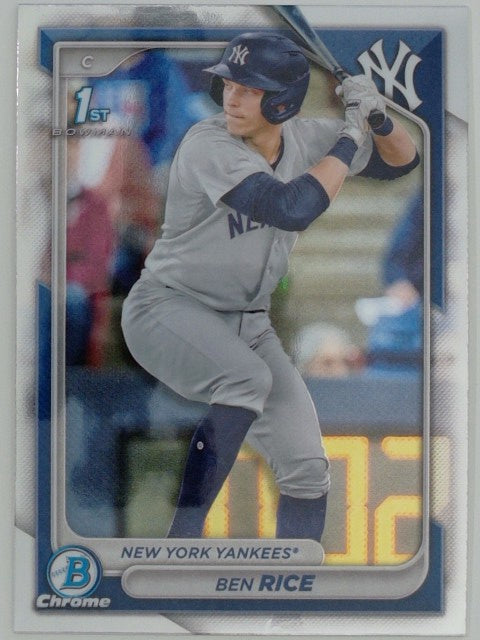 2024 Bowman Chrome Baseball Prospects Ben Rice #BCP-186