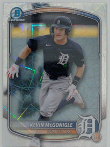 2025 Bowman Draft Baseball Chrome Laser Refractor Kevin McGonigle #BDC-59