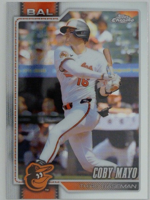 2026 Topps Chrome Baseball Coby Mayo #139