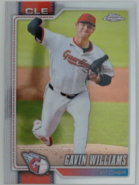 2026 Topps Chrome Baseball Gavin Williams #37