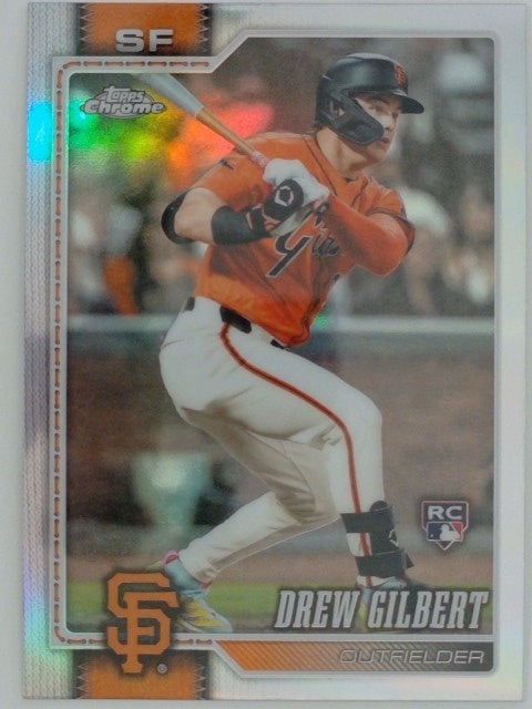 2026 Topps Chrome Baseball Refractors Drew Gilbert #126 RC