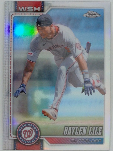 2026 Topps Chrome Baseball Refractors Daylen Lile #132