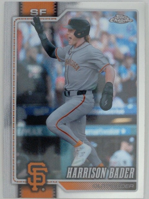 2026 Topps Chrome Baseball Harrison Bader #219