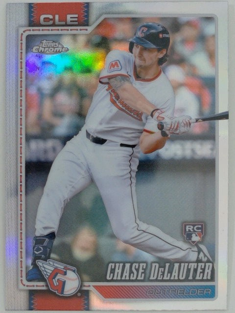 2026 Topps Chrome Baseball Refractors Chase DeLauter #284 RC