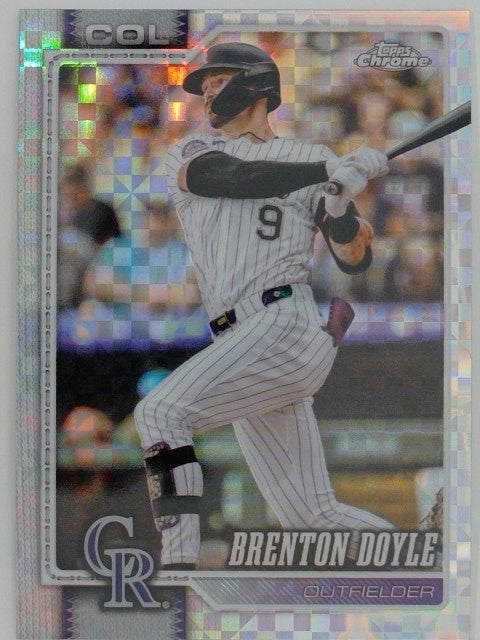 2026 Topps Chrome Baseball X-Fractors Brenton Doyle #125