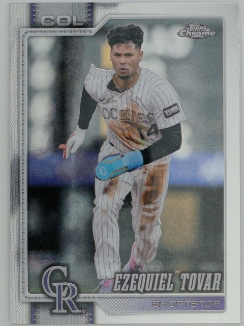 2026 Topps Chrome Baseball Ezequiel Tovar #8
