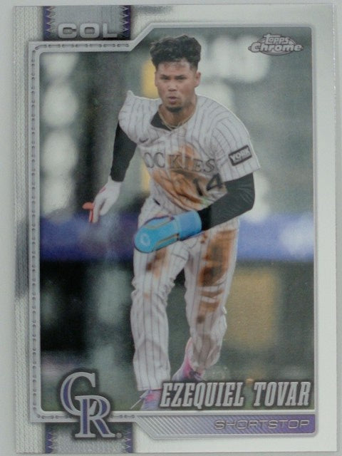 2026 Topps Chrome Baseball Ezequiel Tovar #8