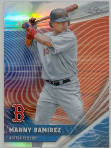 2026 Topps Chrome Baseball Chrome Rivals Away Manny Ramirez #RVA-13