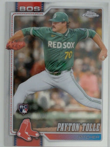 2026 Topps Chrome Baseball Payton Tolle #177 RC
