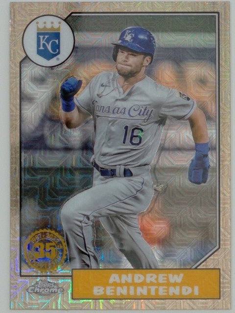2022 Topps Update Baseball 1987 Topps Baseball Chrome Andrew Benintendi #T87C-7