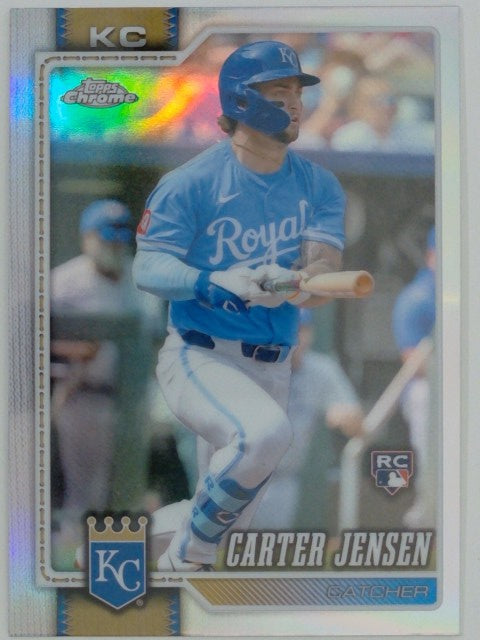 2026 Topps Chrome Baseball Refractors Carter Jensen #39 RC