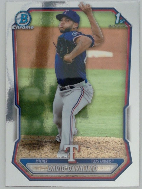 2026 Bowman Baseball Chrome Prospects David Davalillo #BCP-42