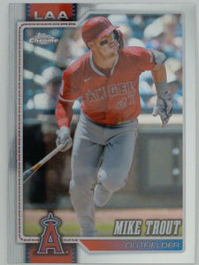 2026 Topps Chrome Baseball Mike Trout #200