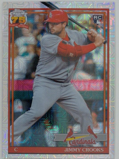 2026 Topps Baseball 1991 Topps Baseball Chrome Jimmy Crooks #91C2-18