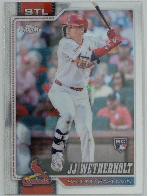 2026 Topps Chrome Baseball JJ Wetherholt #119 RC
