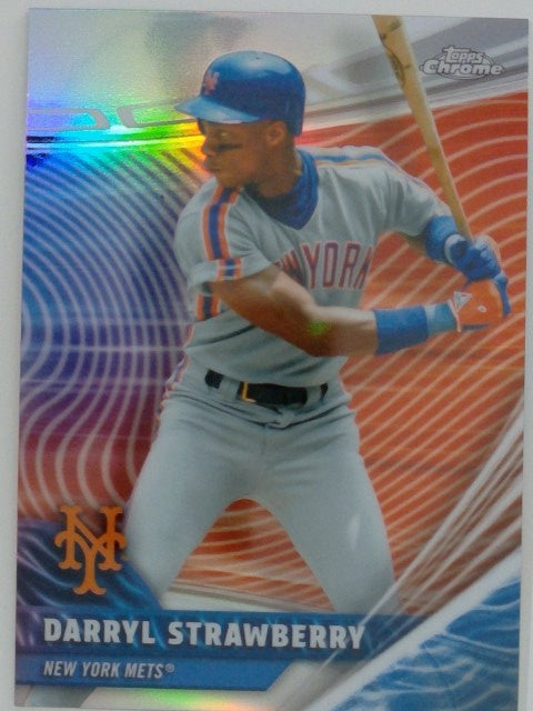 2026 Topps Chrome Baseball Chrome Rivals Away Darryl Strawberry #RVA-21